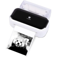 Phomemo M03 寬幅熱敏小型打印機 - 白色 | 紙倉分離 | 藍牙直連列印