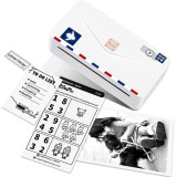 Phomemo M04AS 藍牙小型熱敏打印機 - 白色 | 多種紙寬相容 | 無墨環保列印