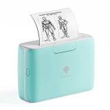 Phomemo M04S 迷你熱敏打印機 - 青色 | 300DPI 高解析度 | 支援多種紙張類型