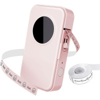 Phomemo D35 便攜式熱敏標籤打印機 - 粉色 | 無線藍牙連接 | 支援多種紙張