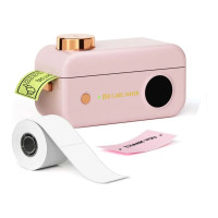 Phomemo D50 大型家用標籤機 - 粉色 | 支援熱敏列印 | 多場景適用