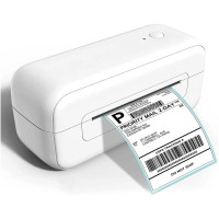 Phomemo PM-246S USB熱敏速遞運輸單打印機 - 白色 | 150mm/s打印速度 | 小巧便携