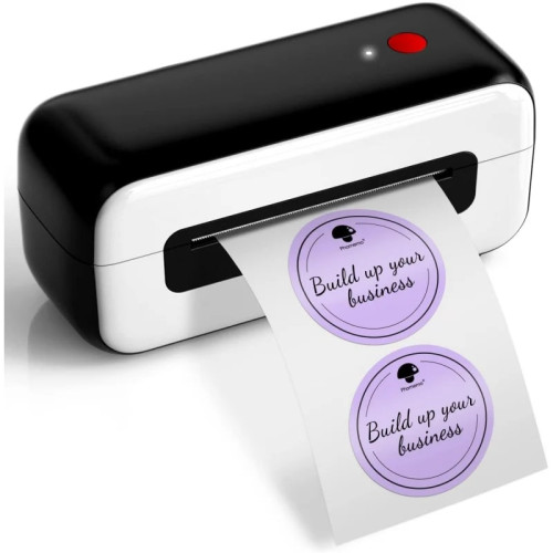 Phomemo PM-246S USB熱敏速遞運輸單打印機 - 黑白色 | 150mm/s打印速度 | 小巧便携