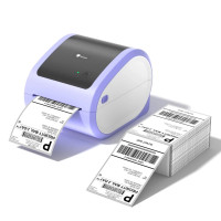 Phomemo D520-BT 迷你熱敏打印機 - 紫色 | 高效率列印速度 | 電商物流專用打印機