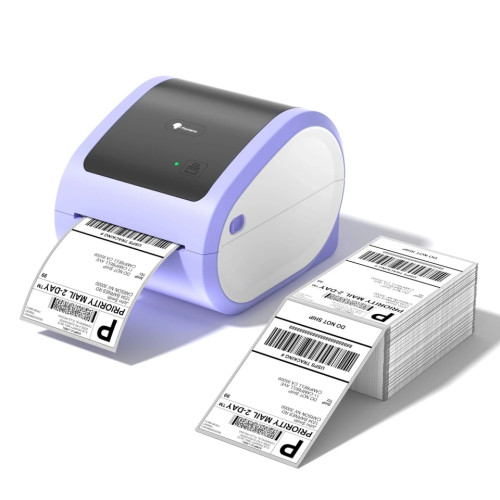 Phomemo D520-BT 迷你熱敏打印機 - 紫色 | 高效率列印速度 | 電商物流專用打印機