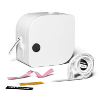 Phomemo P12 手提式藍牙家用標籤機 - 白色 | 碳紙一體 | 熱轉印技術