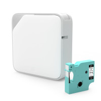 Phomemo D1600 手持式標籤打印機 - 白灰色 | 切刀安全鎖 | 小巧便攜