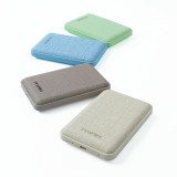 ProMini 10MC 磁吸無線快充流動電池-米色 | 布藝設計 | 防滑防刮花 | 輕巧機身 | 香港行貨