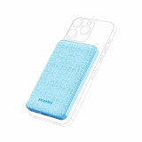 ProMini 10MC 磁吸無線快充流動電池-天藍色 | 布藝設計 | 防滑防刮花 | 輕巧機身 | 香港行貨