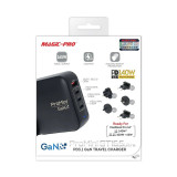 ProMini GT165 Ultra PD3.1 GaN 165W旅行快速充電器 | 配備(英、美、歐、澳、韓)轉換插頭 | 通過IEC62368-1國際認證  | 香港行貨