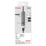 ProMini CH6T 6-in-1 USB-C 擴展器 | 一鍵鎖屏 | 關閉/開啟顯示屏 | 保護私隱 | 香港行貨