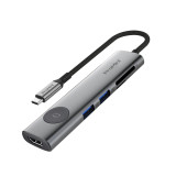 ProMini CH8T 8-in-1 USB-C 擴展器 | 一鍵鎖屏 | 關閉/開啟顯示屏 | 保護私隱 | 香港行貨