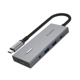 ProMini CH10T 10-in-1 USB-C 擴展器 | 一鍵鎖屏 | 關閉/開啟顯示屏 | 保護私隱 | 香港行貨
