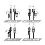 ProMini 240W四合一磁吸快充傳輸線 PM-CB240M4N120 | 磁性繞線設計 | 自動卷曲吸附 | 輕鬆收納 | 香港行貨 | 兩年原廠保養