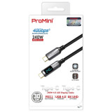 ProMini 240W 4.0 LED顯示線-30cm | 40Gbps 超高速數據傳輸 | 8K UHD視頻 | 香港行貨