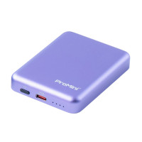 ProMini 5MU 磁吸無線快充流動電池-紫色 | 5000mAh 聚合物鋰電 | 纖巧鋁合金機身 | 香港行貨