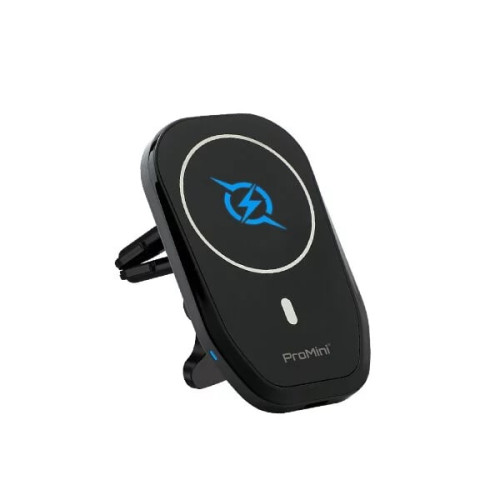 ProMini Mag·Mount 磁吸無線快速充電車架快充 | 兼容MagSafe 磁力護殼 | 一拍即充 | 配備可360°旋轉出風口夾架 | 香港行貨