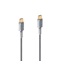 ProMini Type-C to Type-C PD Quick Charge & Sync Cable-18cm 灰色 | 雙層屏蔽 | 數據傳輸更穩定 | 香港行貨