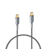ProMini Type-C to Type-C PD Quick Charge & Sync Cable-2m 灰色 | 雙層屏蔽 | 數據傳輸更穩定 | 香港行貨