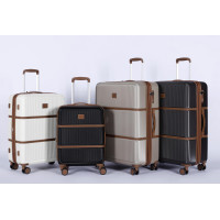 FLIEGER #P1841 行李箱 - 28寸香檳色 | 帶TSA海關鎖 可伸展擴充容量