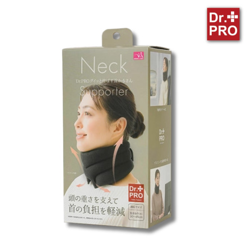 Dr. Pro NEE63 輕鬆舒頸枕 - 黑色 | 改善「頸椎前移」| 舒展頸部肌肉 | 香港行貨