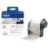 Brother DK22113 連續膠質標籤帶 62mm x 15m 透明底黑字