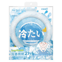 日本冰涼降暑脖頸冰圈 - 白色 | 觸膚即冷 | 免充電循環使用
