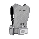 戶外製冷水循環降溫防暑空調衣 - 白灰色 | 高效續航 | TPU複合水路