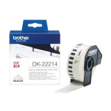 Brother DK22214 捲裝連續白色紙質標籤帶 - 12mm*30m | 白底黑字 | 香港行貨