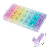 【大容量21格】PP材質七彩便攜分裝藥盒｜按星期分裝 | 防串味設計 | 輕鬆提醒用藥