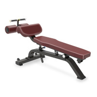 BRTW TB37 可調式腹肌板 - 酒紅色 | 多角度調節設計 | 加厚墊層支撐 | 針對核心訓練優化