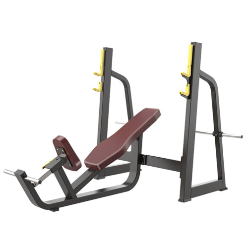 BRTW TB42 上斜推胸訓練器 - 酒紅色 | 專業胸部訓練 | 訓練角度精準 | 健身房商用