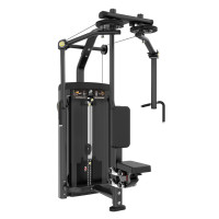 BRTW BH02 直臂夾胸訓練器 - 黑色 | 胸部肌肉強化訓練設備 | 商用健身器材 | 鋼結構耐用可靠