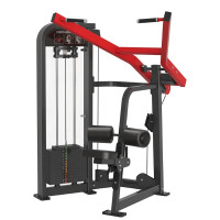 BRTW HS06 坐式高拉力訓練器 - 黑色 | 100.6kg 配重 | 專注背部肌肉訓練 | 可調式座椅高度 | 保持肌肉持續張力