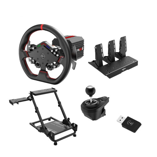 PXN 萊仕達 VD6 6Nm直驅軚盤套裝 | 24bit 解碼超感Sense | 300mm街車大盤 | 香港行貨