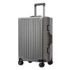 K9901-610 靜音萬向輪可登機商務行李箱 - 深灰色(22寸) | 3層PC複合抗壓結構 | 金屬防撞包角