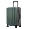 K9901-610 靜音萬向輪可登機商務行李箱 - 墨綠色(24寸) | 3層PC複合抗壓結構 | 金屬防撞包角