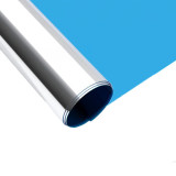 單向透視玻璃靜電隔熱膜- 淺藍 120cm*1米 | 防曬遮光防窺視 | 高清舒適