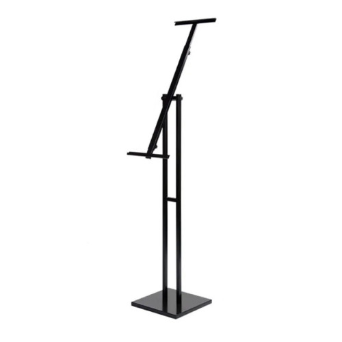 可調式廣告牌展示架-斜款 | 加厚實心底座 | 360°全方位旋轉