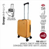 Samel FGD433 20寸PC高級可擴展前開行李箱 黃色