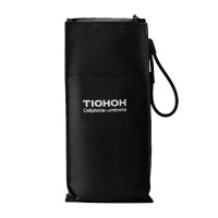 TIOHOH 六折防曬傘-黑色 | 晴雨兩用 | 迷你便攜
