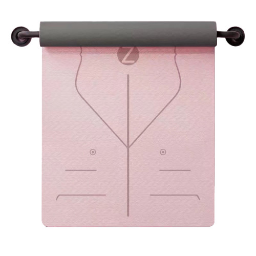 TPE雙面防滑瑜珈墊-粉紅色 | 183*90*厚6MM | 自由伸展無束縛 | 動力回彈