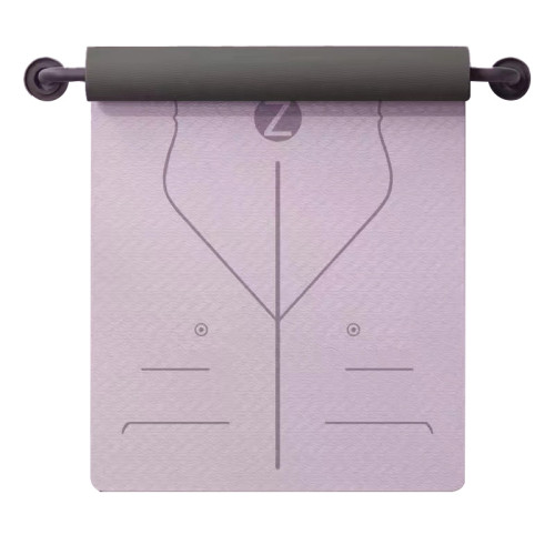 TPE雙面防滑瑜珈墊-紫色 | 183*90*厚6MM | 自由伸展無束縛 | 動力回彈