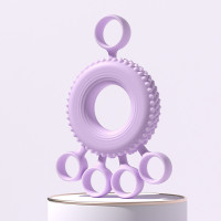 多功能五指訓練握力器 - 紫色 | 復健訓練 | 提升手部肌力 | 增強手指彈性