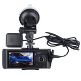 JWD R300Pro 雙鏡頭GPS行車記錄儀 - 灰色 | GPS軌跡重播 | 24小時循環錄影 | 緊急錄製鎖定現場