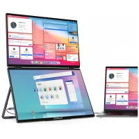 ZEUSLAP Z15W 15.6吋 雙屏便攜幕顯示器 (內置喇叭) | 100% sRGB 高色域 178° 廣視角 | 鏡像 / 擴展 / 全屏 多模式 | 香港行貨