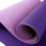 OneTwoFit OT165PKPP 加厚雙面用瑜伽墊 -  粉紫色 | 快速緩衝減壓 | 柔軟舒適不凹陷 | 香港行貨