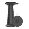 OneTwoFit OT043001 戶外便攜伸縮櫈 - 黑色 | 360°自由晃動 | 200KG靜態承重 | 香港行貨