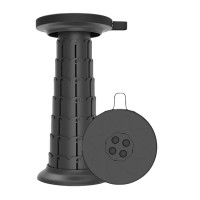 OneTwoFit OT043001 戶外便攜伸縮櫈 - 黑色 | 360°自由晃動 | 200KG靜態承重 | 香港行貨