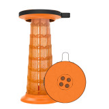 OneTwoFit OT043001 戶外便攜伸縮櫈 - 橙色 | 360°自由晃動 | 200KG靜態承重 | 香港行貨